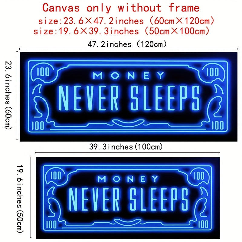 Modern Abstract Art Posters Canvas Wall Art Blue for Living Room Bedroom Indoor