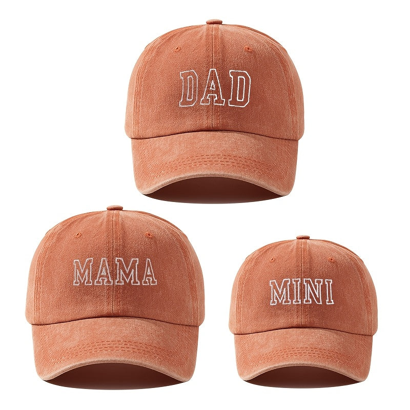 3-Pack Polyester Baseball Caps for Teens Ramadan Flags Embroidered Slogan Lightweight Breathable All-Season