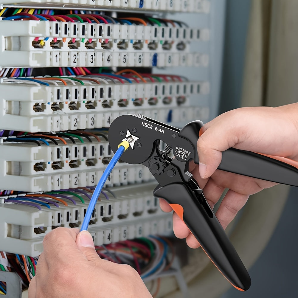 Ferrule Crimping Tool Kit with Wire Connectors and Insulated Tubular Crimp Terminals