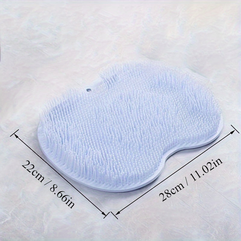 Non-Slip Shower Foot Scrubber Massager Exfoliates Circulation Manual Bathroom Accessory