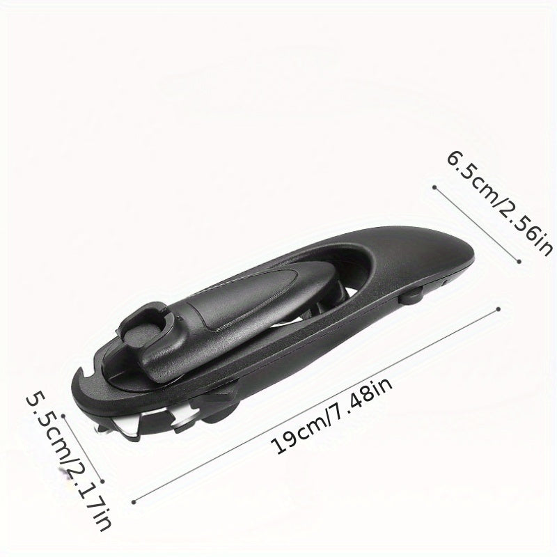 Multipurpose Stainless Steel Can Opener Jar Opener with Magnet Hand Crank Kitchen Tool
