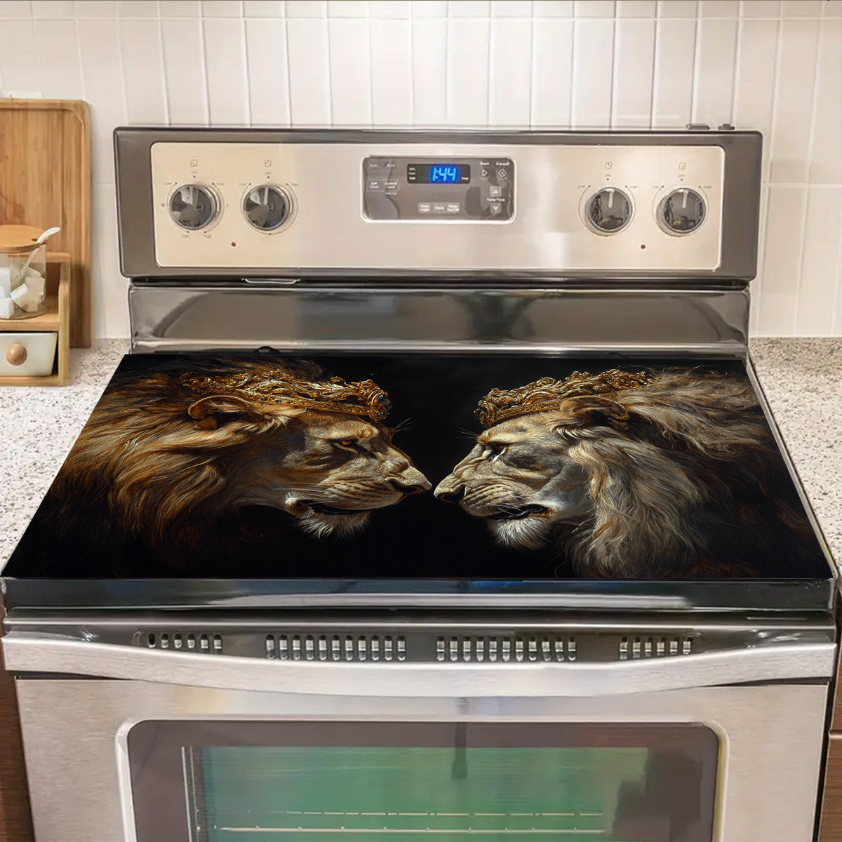 Stovetop Protector Mat Heat-Resistant Scratch-Proof Non-Slip Kitchen Counter Guard for Gas Burners