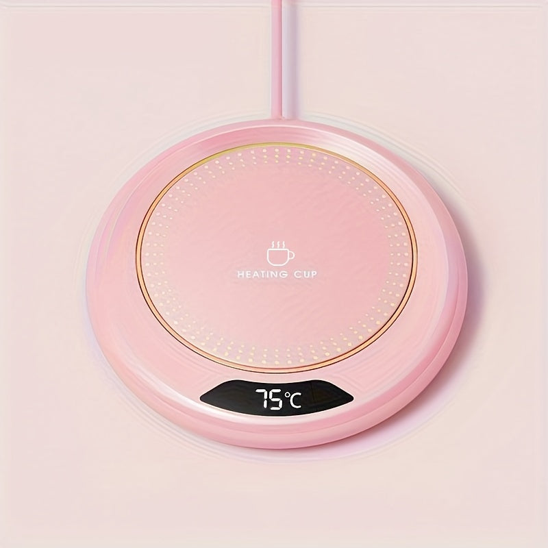 USB Heated Coaster Smart Beverage Warmer for Cups with Auto Off