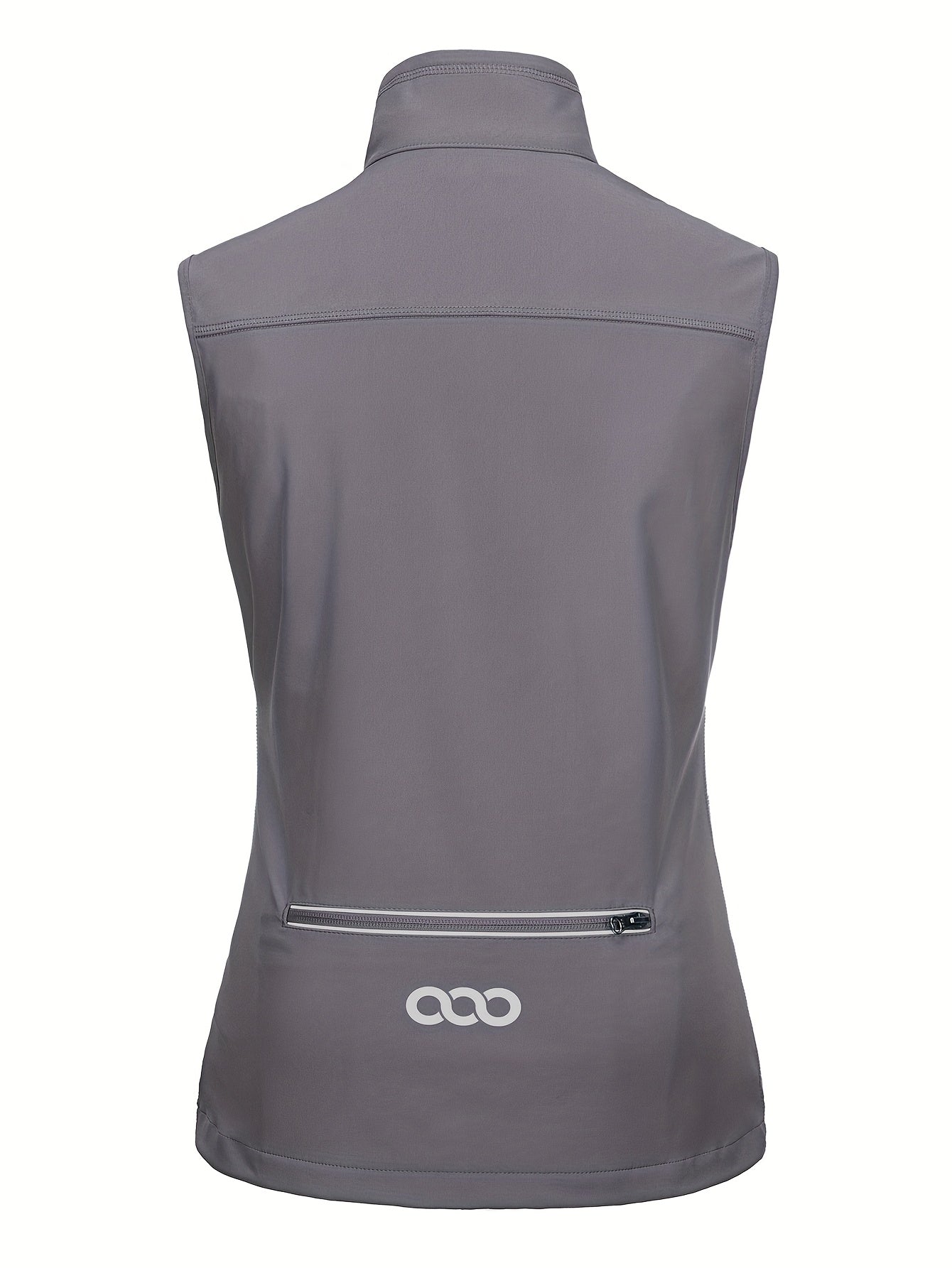 Женский легкий ветронепроницаемый софтшелл жилет для бега, темно-синий, размер 33 см