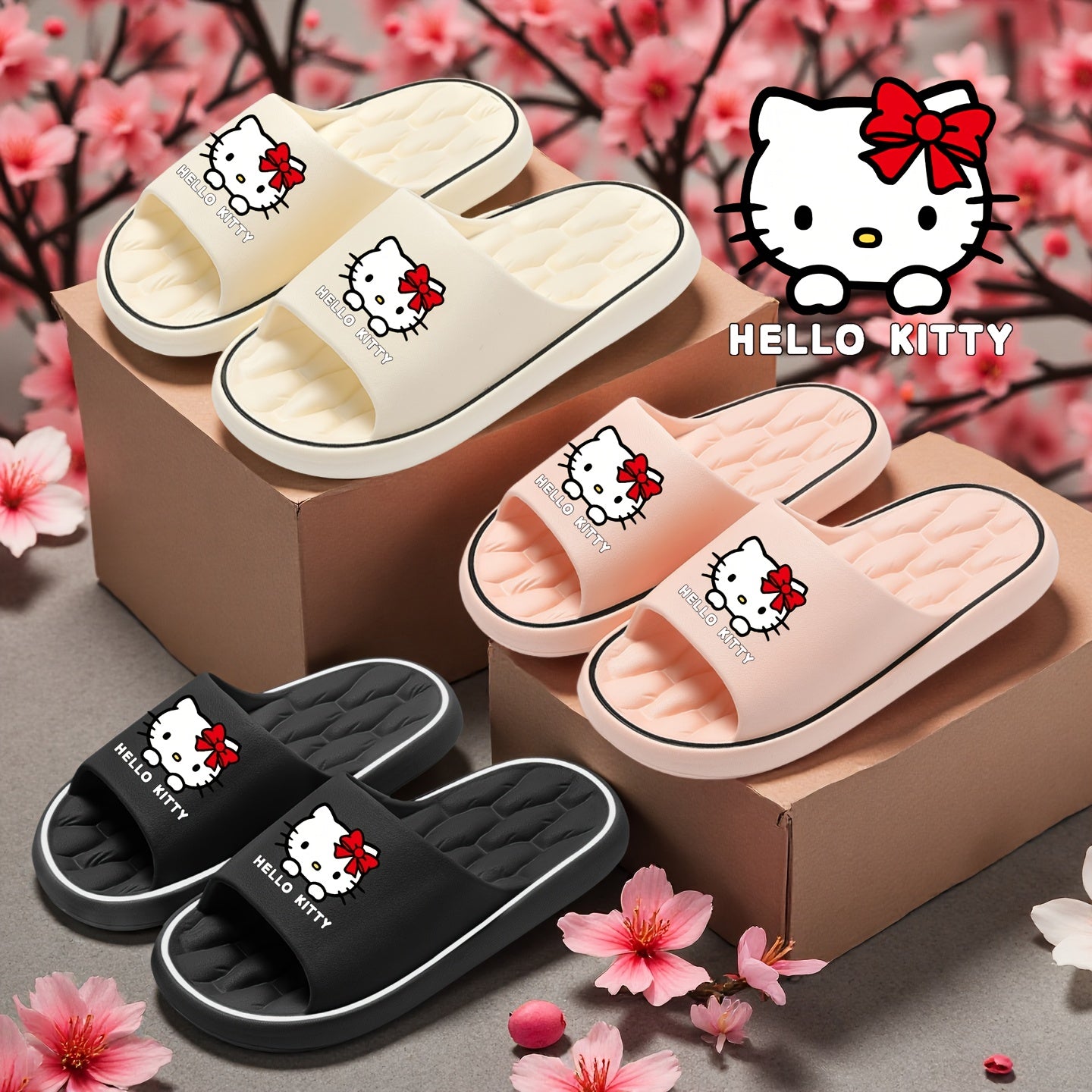 Ayollar uchun EVA ichki va tashqi makon uchun shippaklar yumshoq hayvon bosimi slipon kundalik pushti bej qora