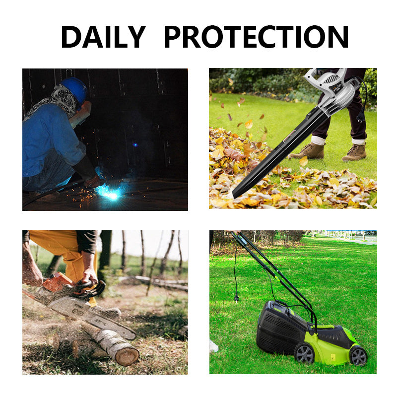 Full Face Safety Mask with PVC Screen for Gardening and Forestry Tasks