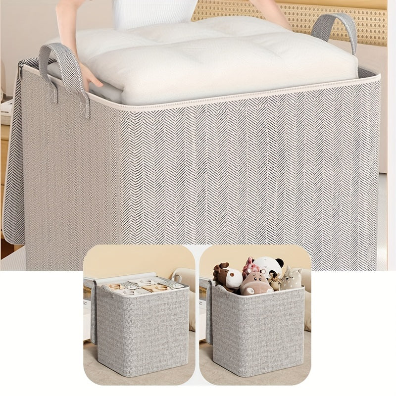 Large Clothes and Quilt Storage Box Dustproof Moistureproof Organizer Bag for Moving and Packing