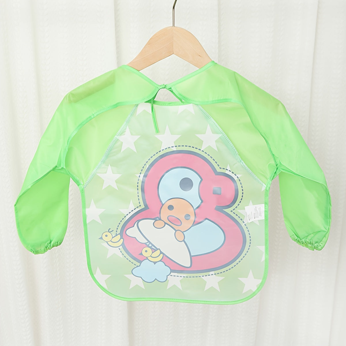 Baby Bibs Waterproof for Boys and Girls Spring Autumn Polyester Fiber Adjustable