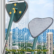 Uzaytiriladigan Squeegee bilan Qirqish va Mopp, Yurak shakli, Ko'p maqsadli tozalash asbobi