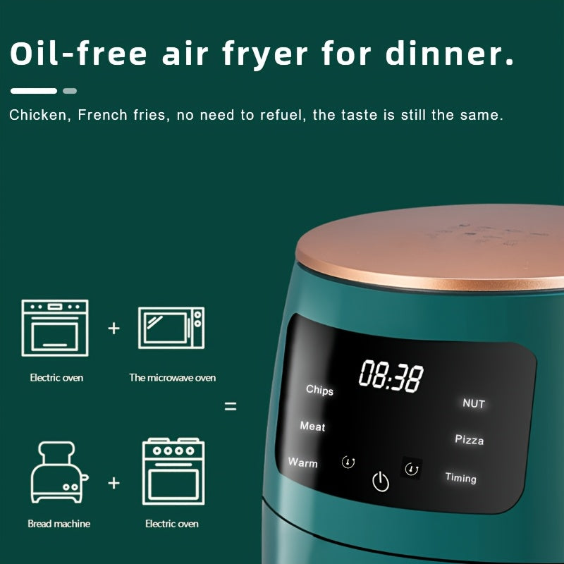 220V Европейский стандартный интеллектуальный электрический аэрогриль 4,5 л с низкой масляной емкостью