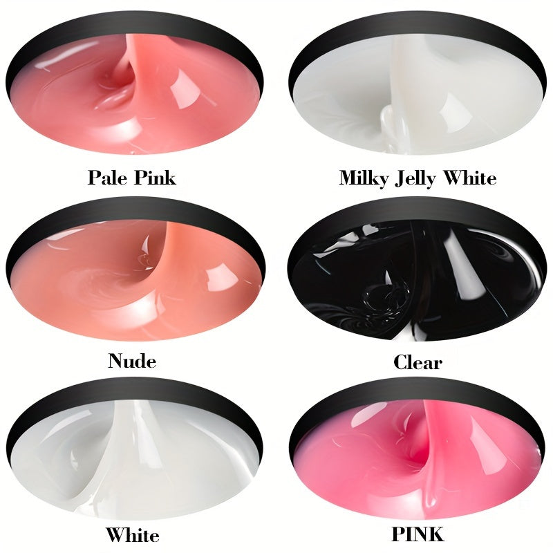 UV/LED Soak Off Nail Gel Nude Pink for Nail Extensions and Art