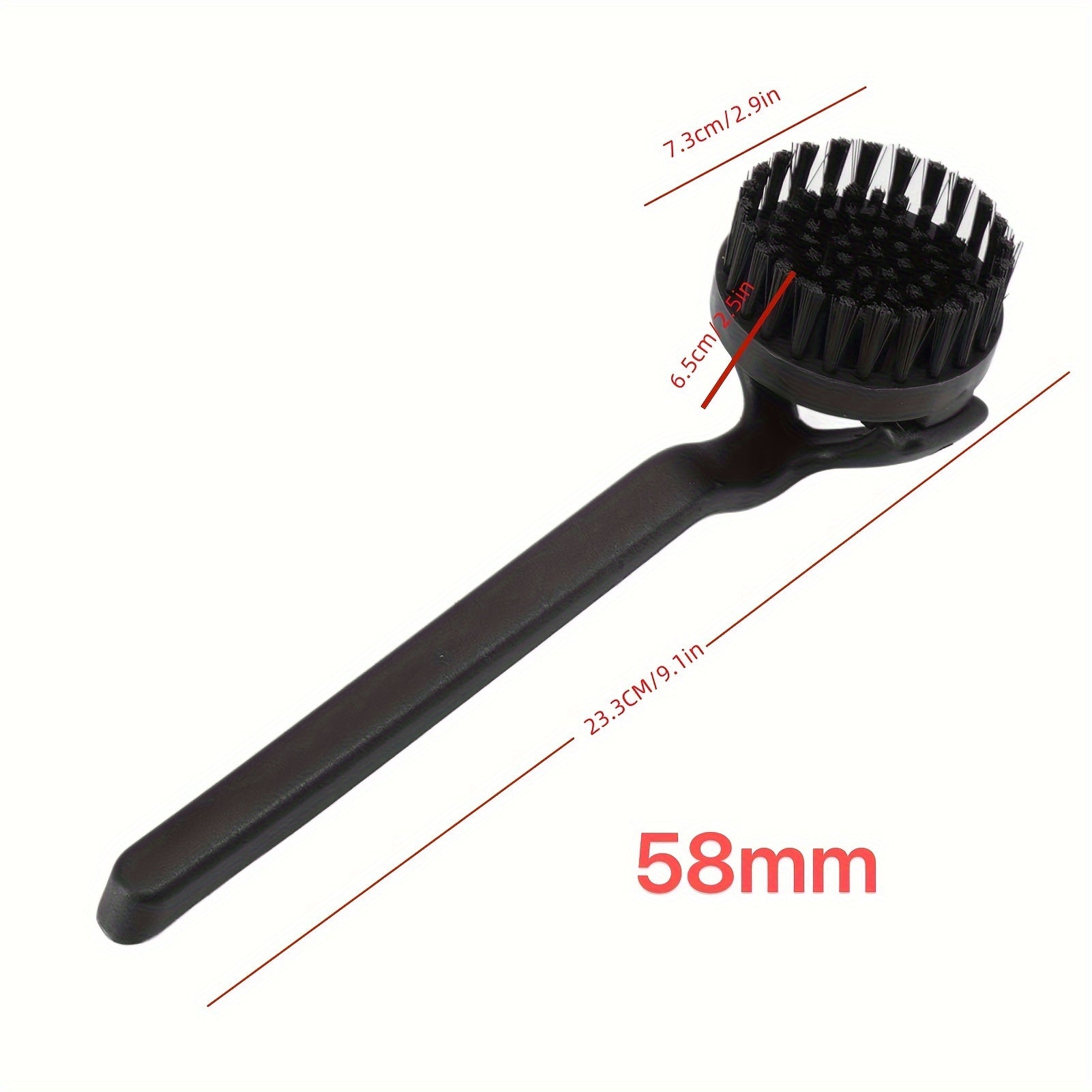 Coffee Maker Cleaning Brush with Long Handle and Detachable Nylon Bristles
