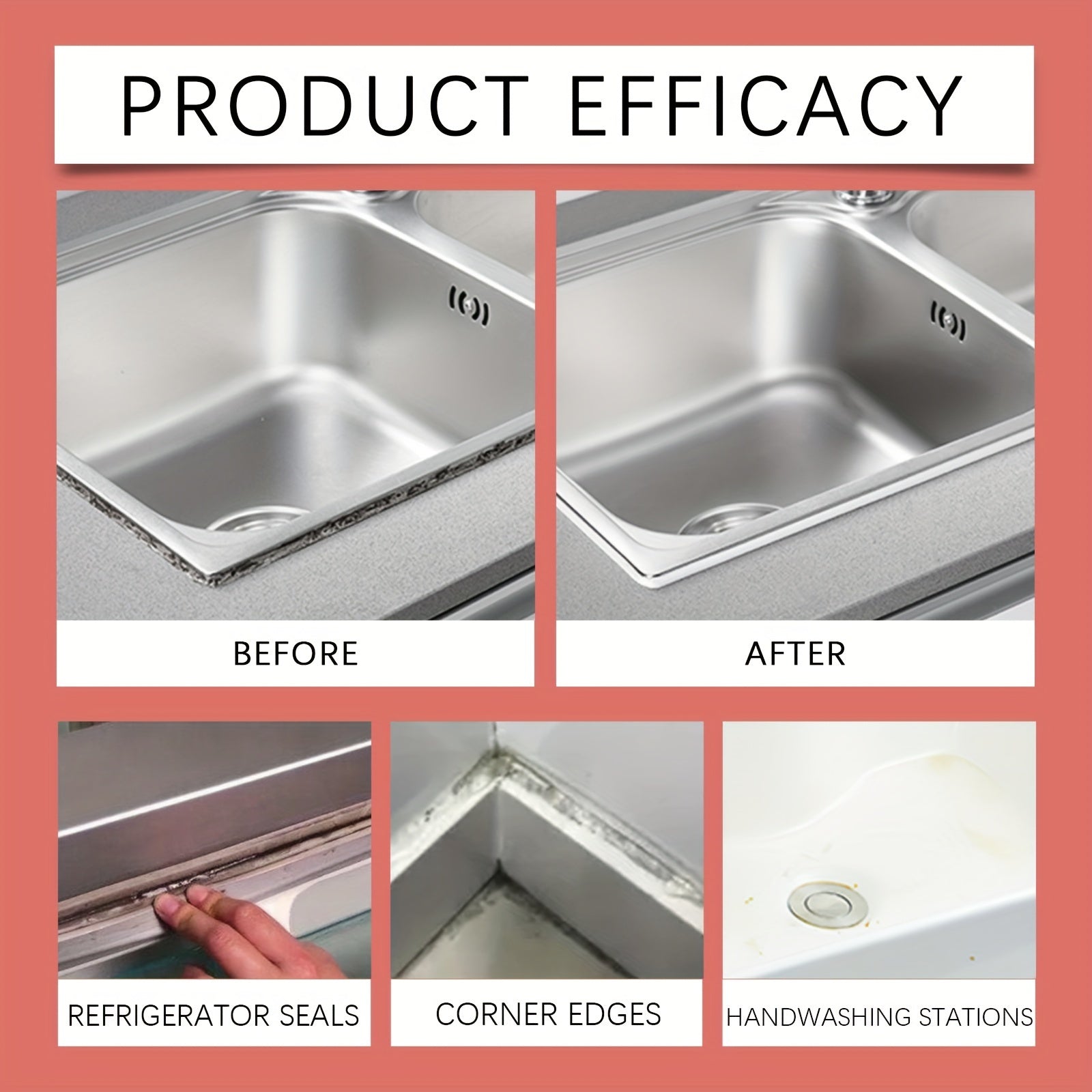 Versatile Stain Cleaning Gel for Grease Removal Kitchen Bathroom Multi-Effect Brightener