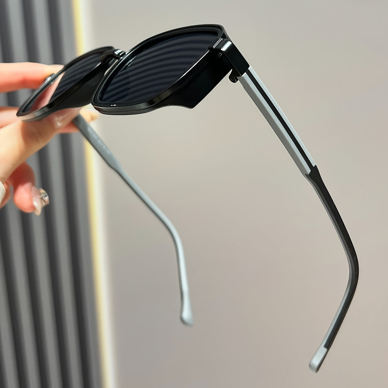 Women's Double-Layered Metal Frame Fashion Glasses with Clear Lenses