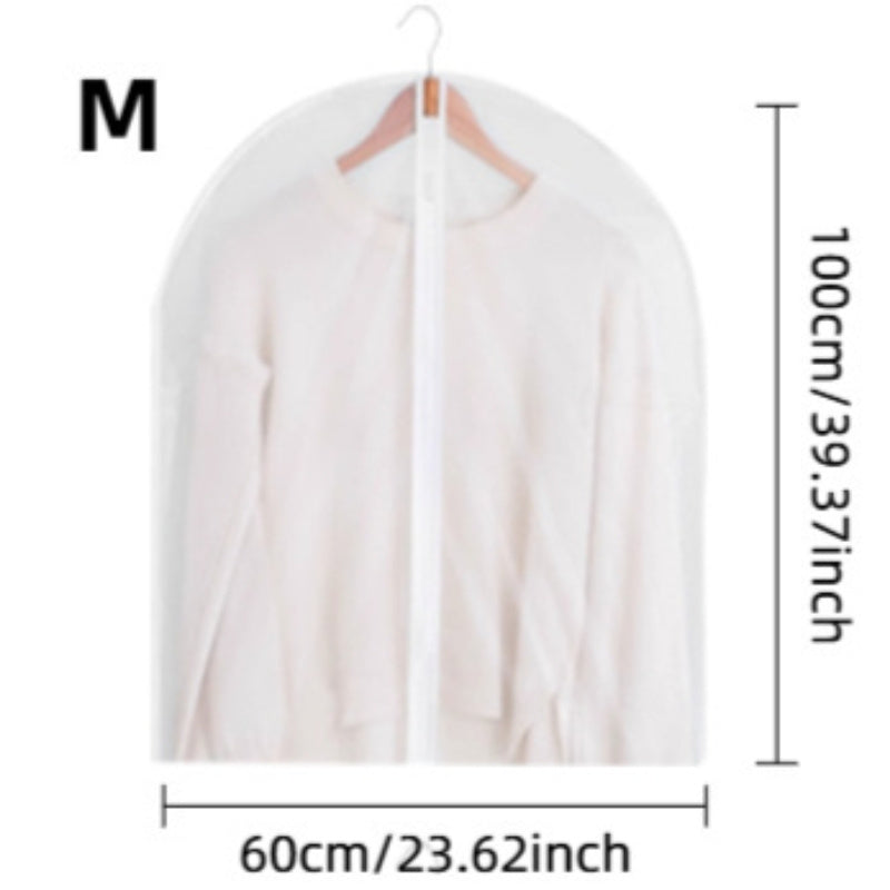 Защитите свои костюмы и платья с помощью этого набора из 5 прозрачных чехлов от пыли. Эти водонепроницаемые сумки на молнии идеально подходят для организации вашей одежды и отлично подходят как для Рождества, так и для Хэллоуина.