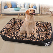 Dog Bed Soft Mat in Multiple Sizes Non-Slip Washable Polyester Fiber Rectangle for All Breeds