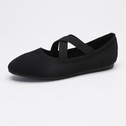 Women's Lightweight Slip-On Flats Breathable Fabric All-Season Casual Formal