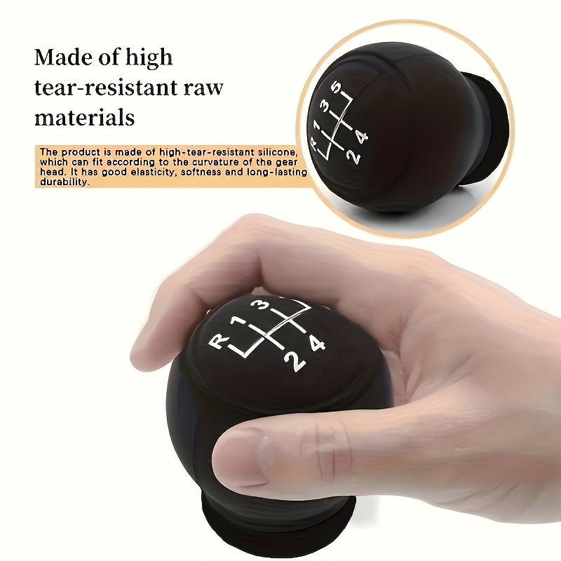 Silicone Gear Shifter Cover for Manual Cars Waterproof Dustproof Easy Install