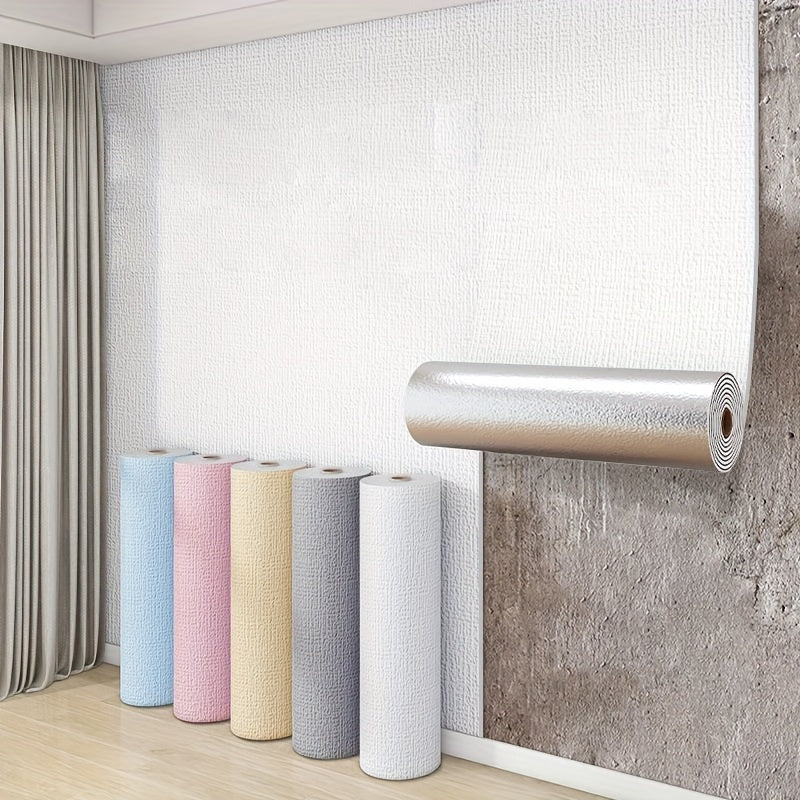 Self-Adhesive 3D Foam Wallpaper Stickers Waterproof Moisture-Proof Vinyl Wall Panels for Living Room Kitchen Bedroom Office