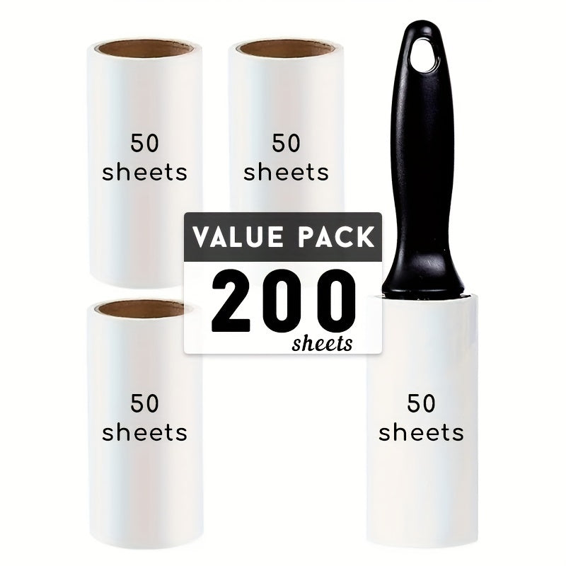 Lint Roller with 400/200/100 Sheets for Pet Hair Removal from Furniture Carpet Clothes