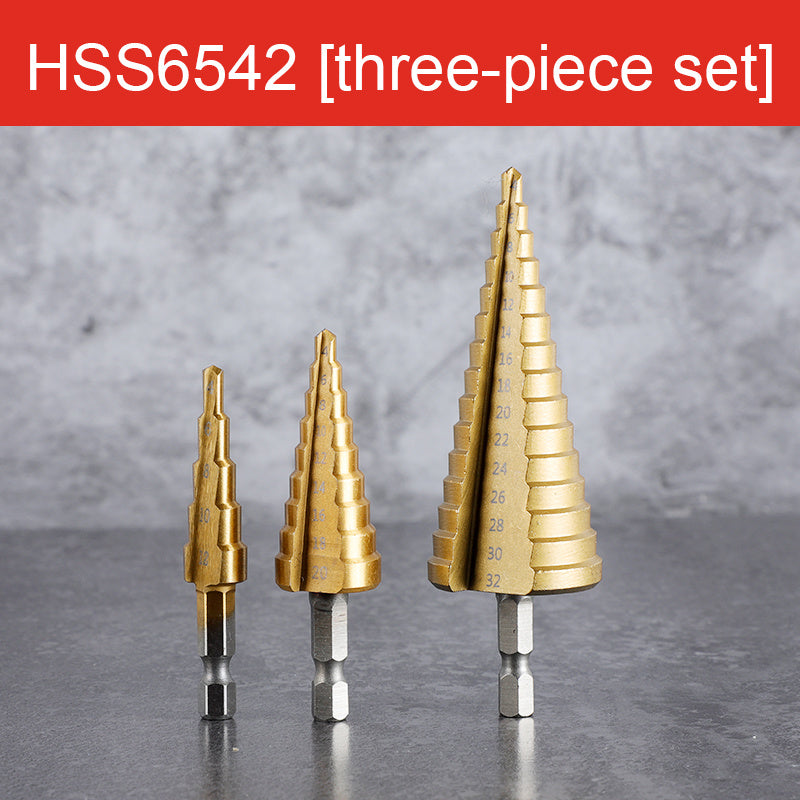 Steel 1/4 Inch Hex Shank Quick Change Cone Drill for Construction and Home Decor