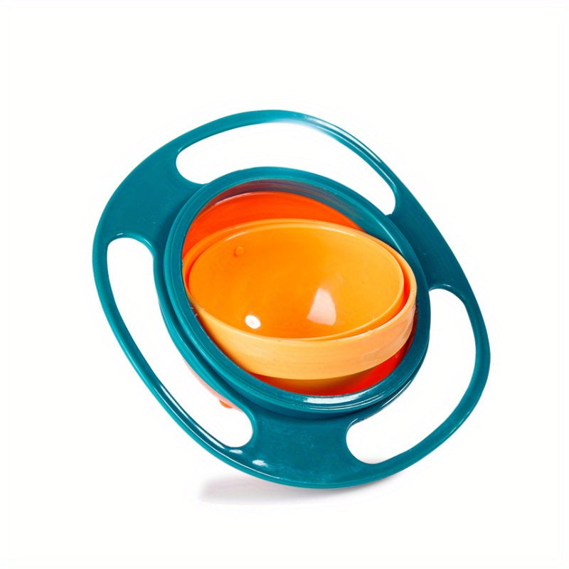 Baby Feeding Bowl 360-Degree Rotating Salad Soup Fruit Rice Serving Dish