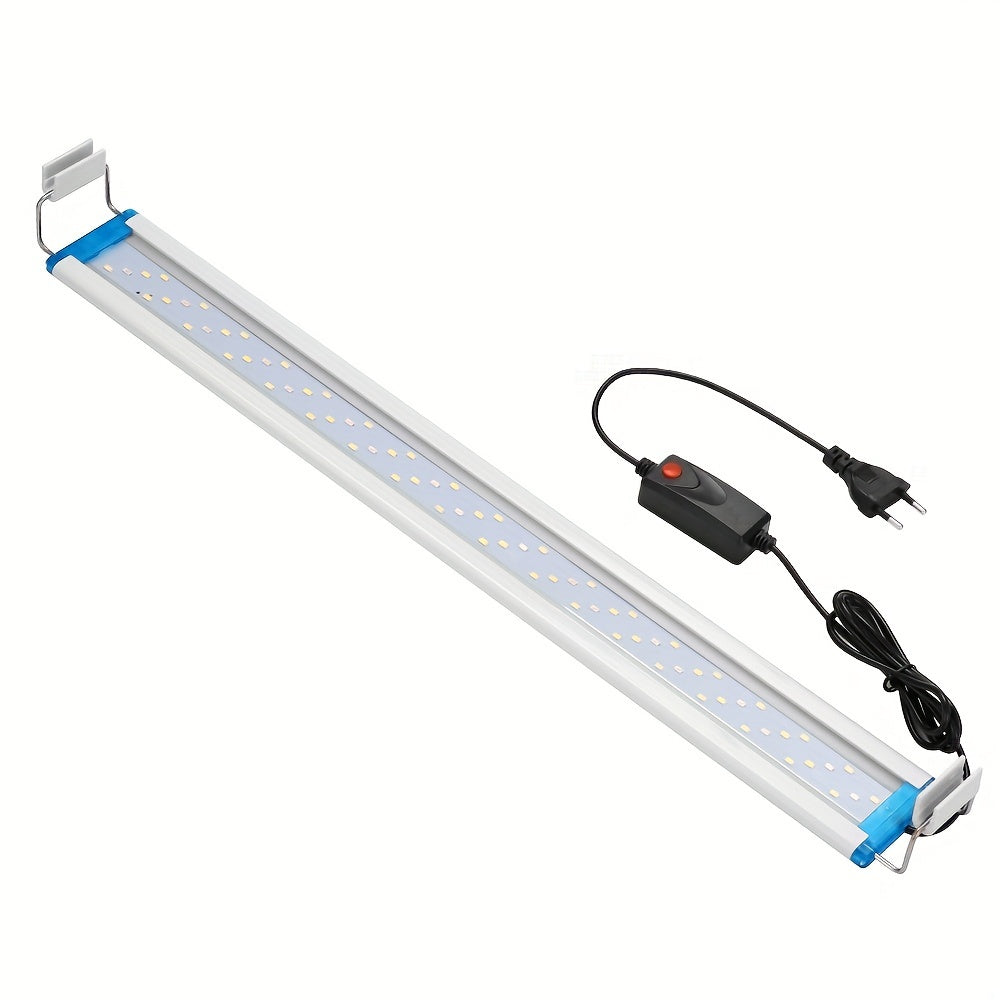 Ultra-Thin LED Aquarium Light Blue White Spectrum 220V for Fish Tank Landscaping