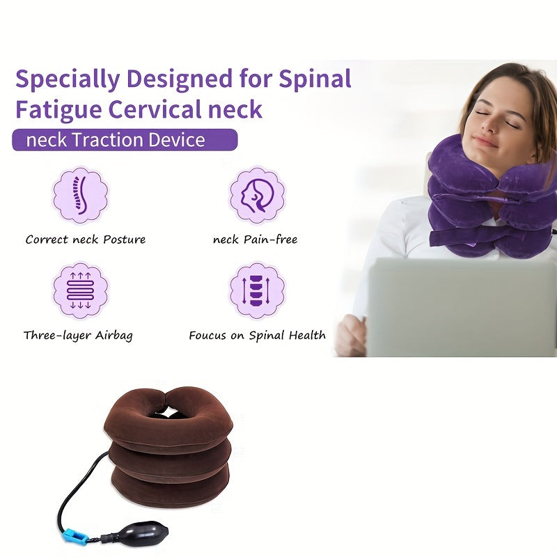 Neck Traction Device for Neck Pain Relief and Posture Improvement