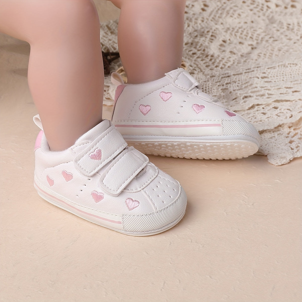 Baby Girl Sneakers Lightweight Non-Slip Shoes for All Seasons