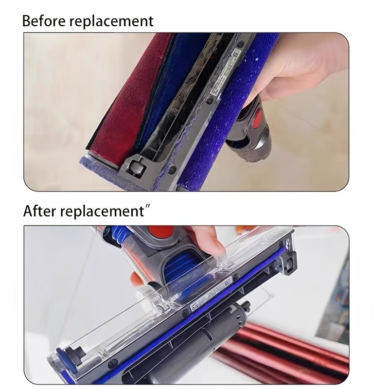 9 dona yumshoq peluş almashtirish chiziqlari Dyson V6 V7 V8 V10 V11 tozalash boshlariga uzun va qisqa