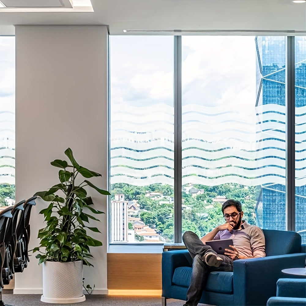 Opaque Window Sticker for Privacy Light Protection Removable Cling Vinyl Film