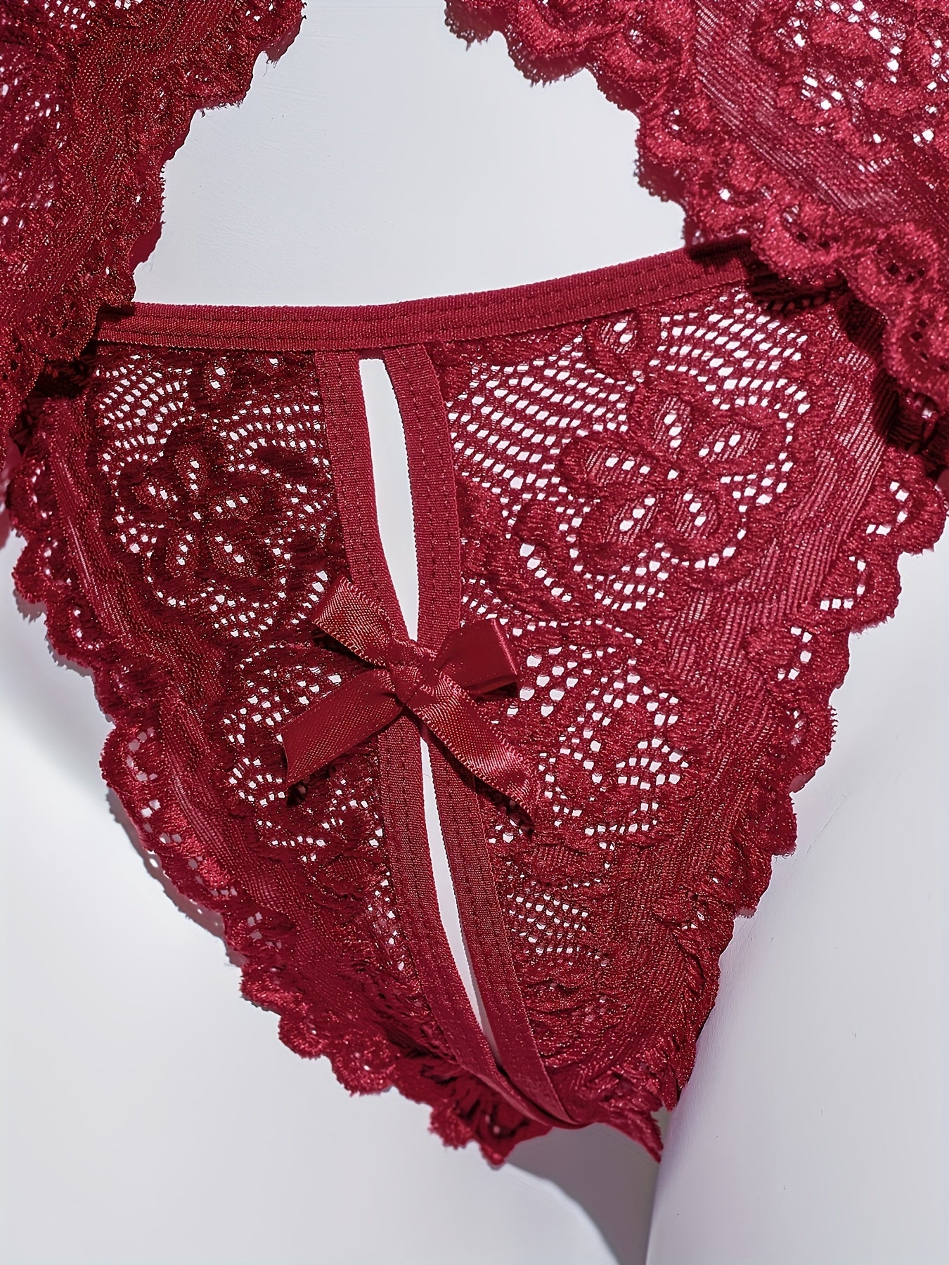 Plus Size Lingerie Set Women's Lace Bra and Panty Pack