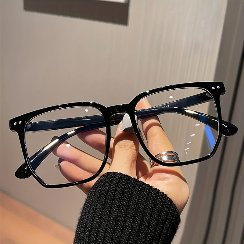 Blue Light Blocking Glasses Retro Steampunk Oval PC Frame for Men and Women