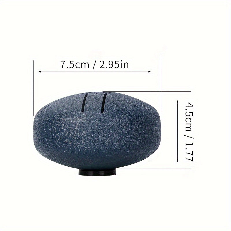 Tambor de lengua de acero portátil de 3 pulgadas y 6 tonos para aliviar el estrés, meditación y notas musicales