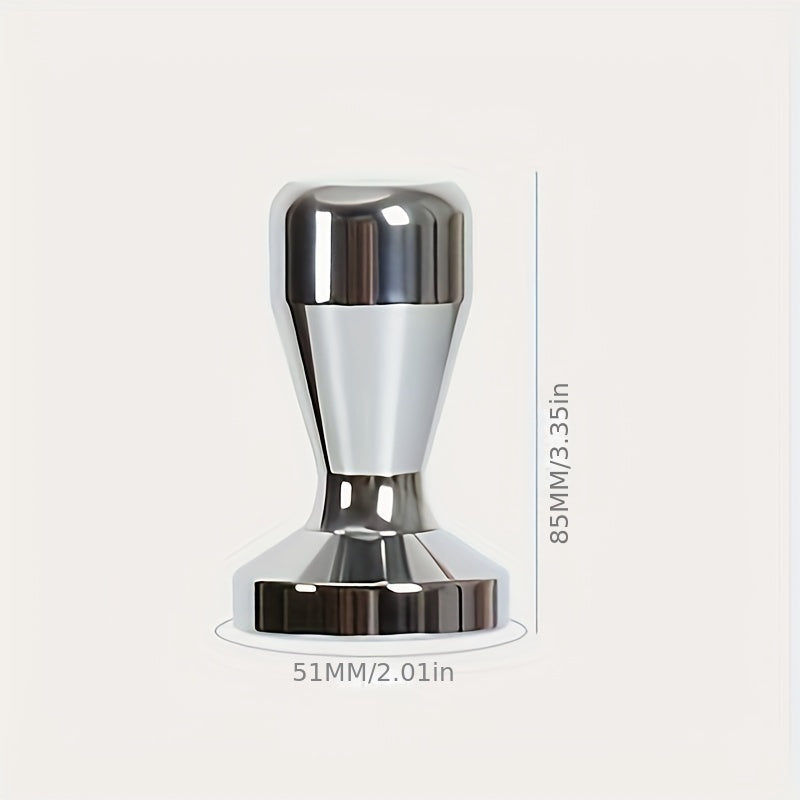 Tamper de café de 51 mm para espresso, herramienta de tamper de acero inoxidable