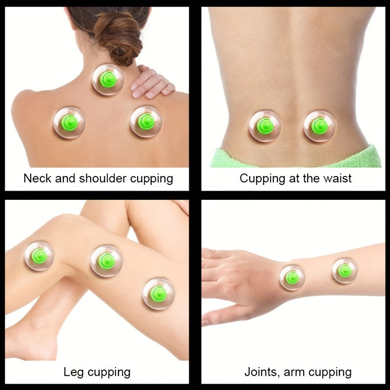 Professional Plastic Cupping Therapy Equipment for Body Relaxation and Health