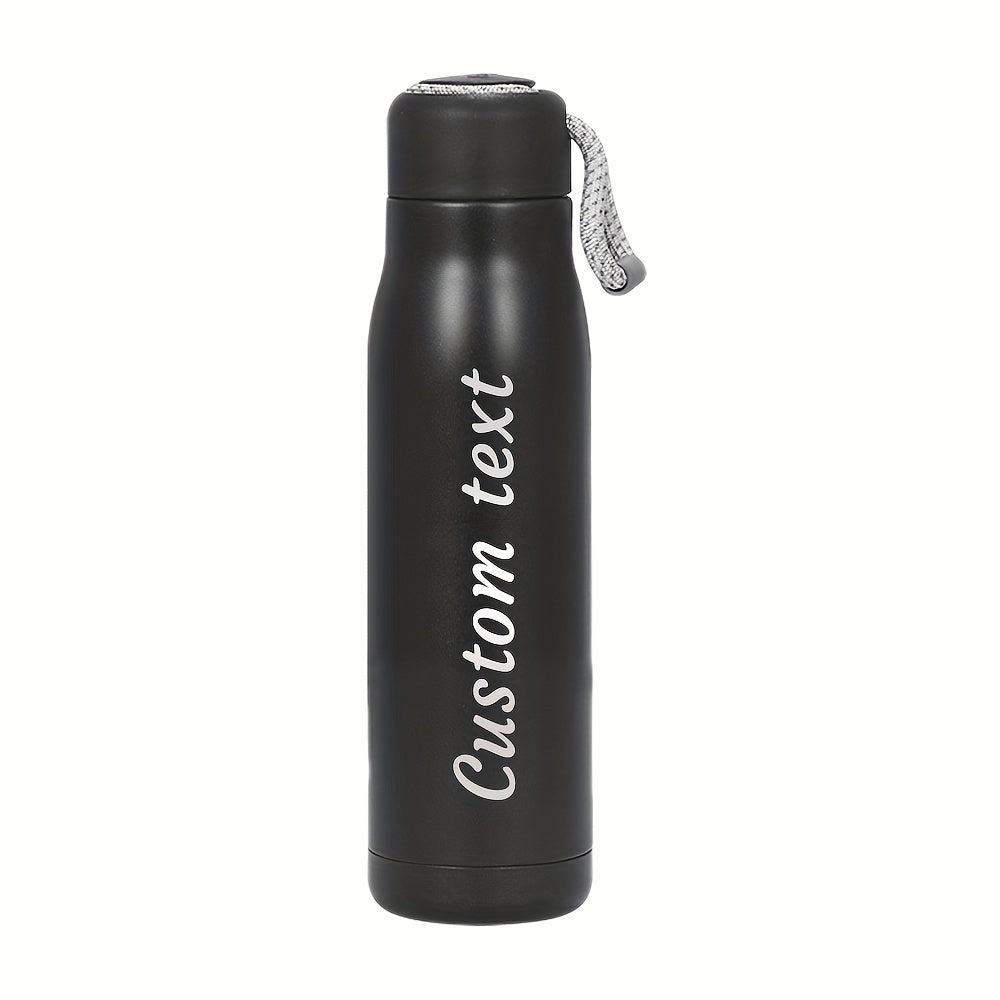 Custom Engraved Anime Stainless Steel Water Bottle Insulated Travel Gift Available in Two Sizes