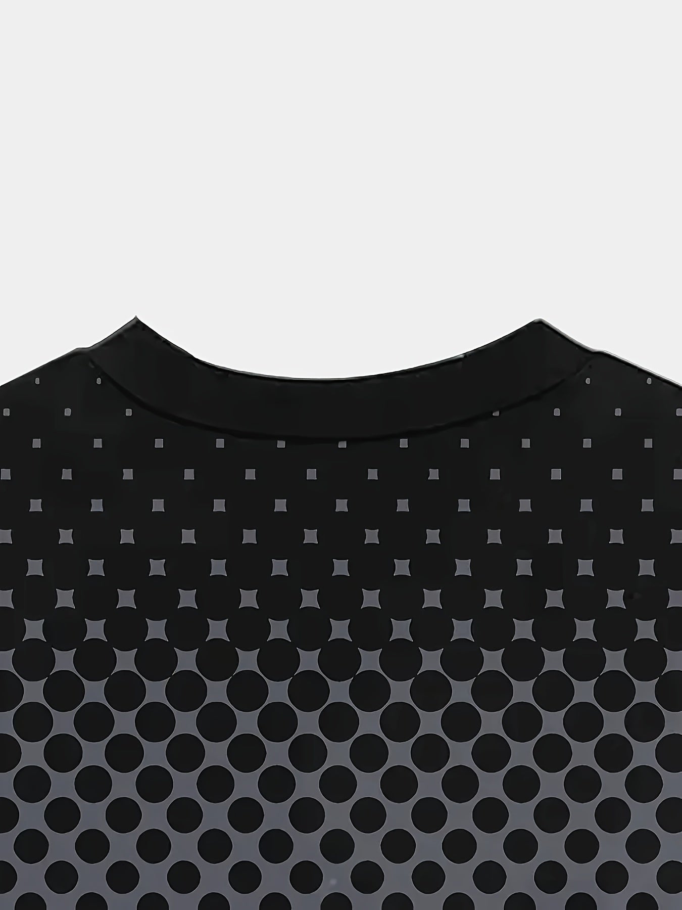 Мужская футболка большого размера с черным горошком, короткий рукав, дышащая, быстро сохнущая ткань