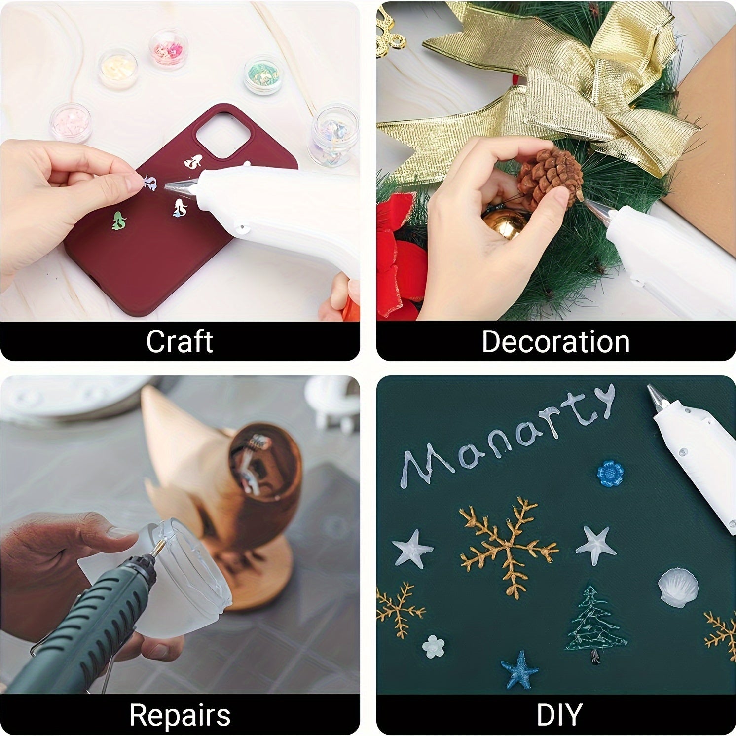 Avtomobil uchun issiq erigan yopishtiruvchi yopishtiruvchi qoplama bo'lmagan shikastlarni tuzatish to'plami, korpusni bo'yashsiz tortish to'plami