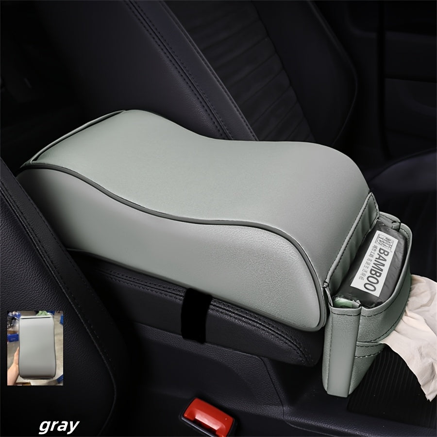 Universal Car Armrest Box Pad Cover with Storage Boost and Protection