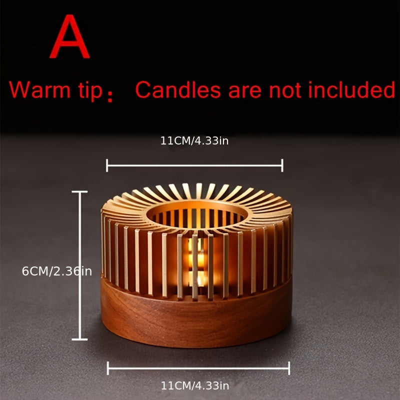 Metal Tea Warmer Set with Thermal Base for Holidays No Electricity Needed