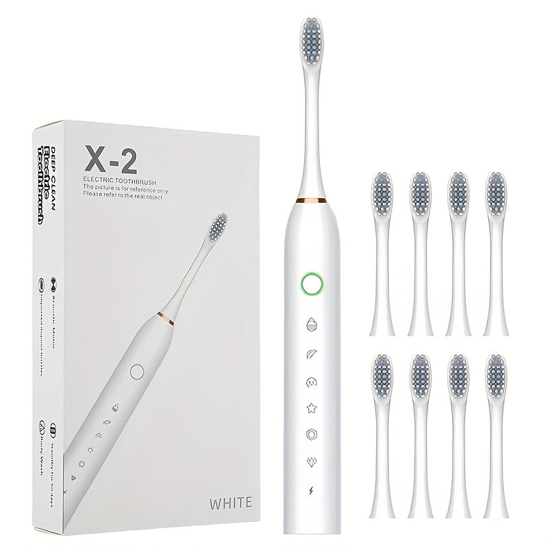 Adult Electric Toothbrush with 6 Cleaning Modes and Ultra-Soft Bristles