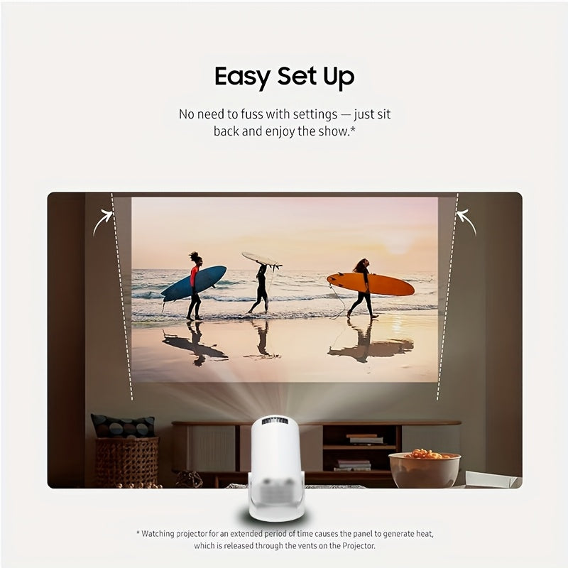 1080P HD, WiFi, USB, 20 Lumenli simsiz uy proyektori