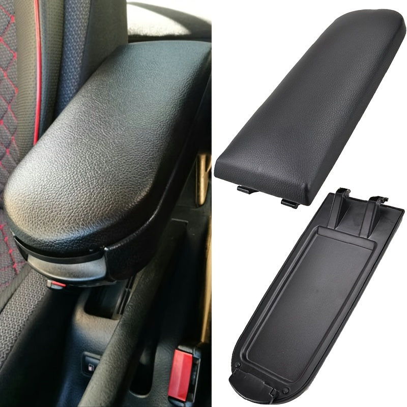 Car Armrest Cover PU Leather Durable Protector for Golf Bora Beetle