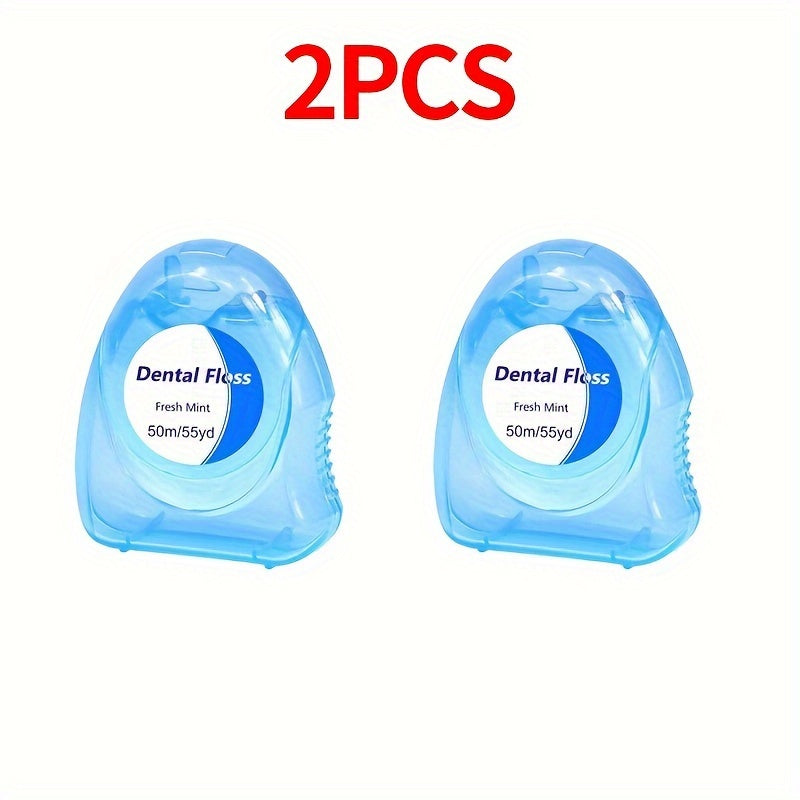 Dental Floss Roll Set for Teeth Gaps Oral Care Supplies, Mint Flavor
