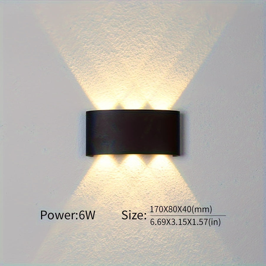 Wall Light with Adjustable Wattage 2W-10W for Indoor and Outdoor Use 85-265V