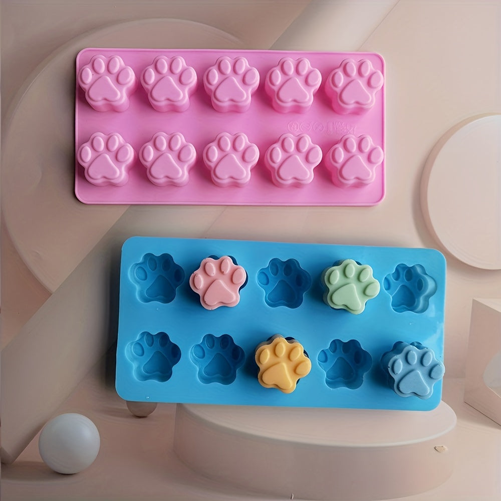 Silicone Cat Paw Mold for Treats, Chocolate, Baking, Pastries, Cookies