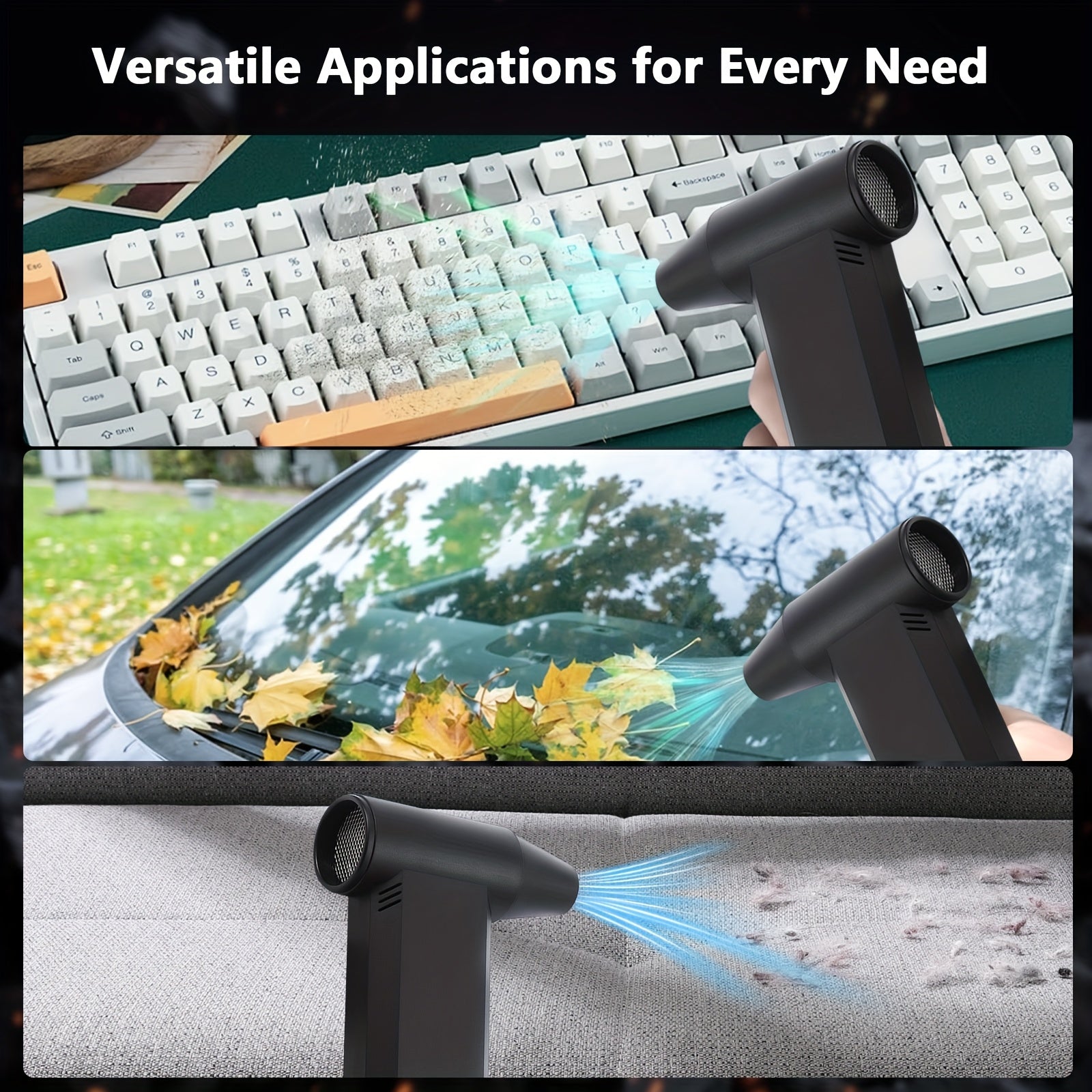 Портативный ручной вентилятор с перезаряжаемой литиевой батареей для использования на улице и охлаждения