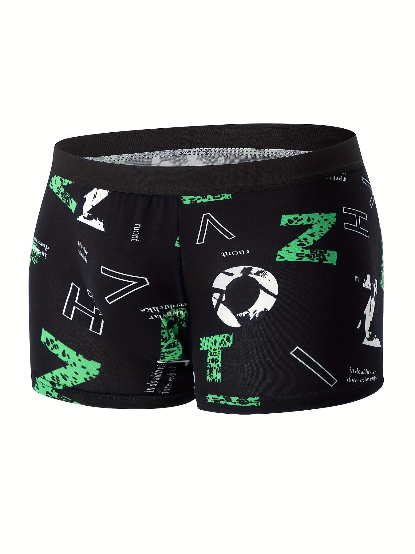 6-Pack Erkaklar uchun Boxer Shortlar, Zamonaviy Printlar bilan, Havo O'tkazuvchi va Qulay.
