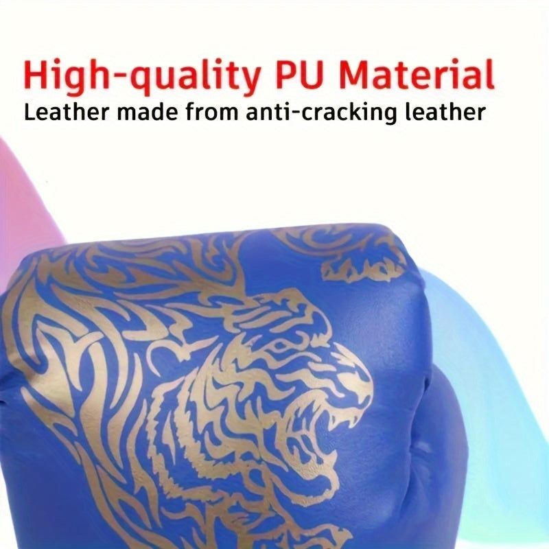 Kids Boxing Training Gloves Red Blue Includes Free Sandbag Gloves